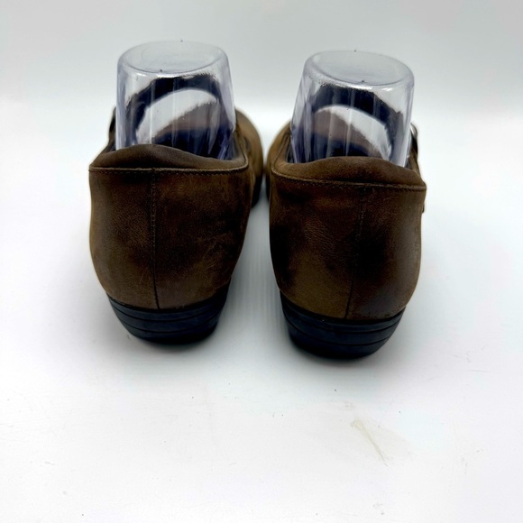 Dansko Fawna Mary Jane Clog Shoe Women’s 39  US 8.5/9 Brown Leather Heel - Picture 6 of 8